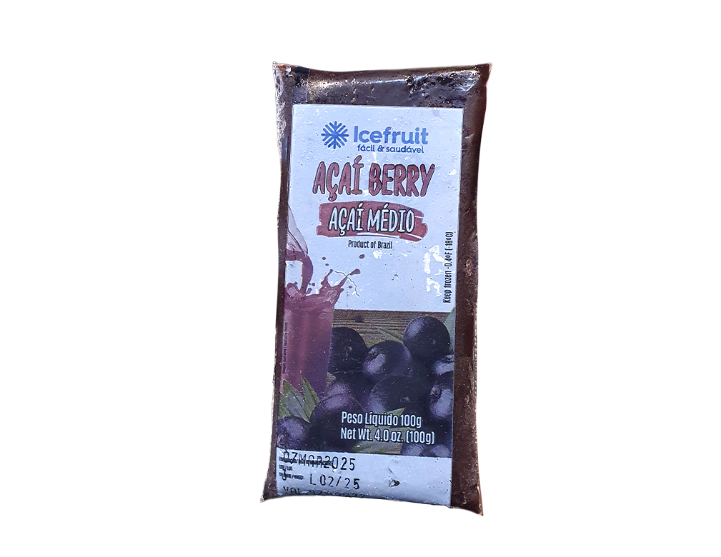 POLPA DE AÇAÍ CONGELADA ICEFRUIT 100 G (CX 20 UN)